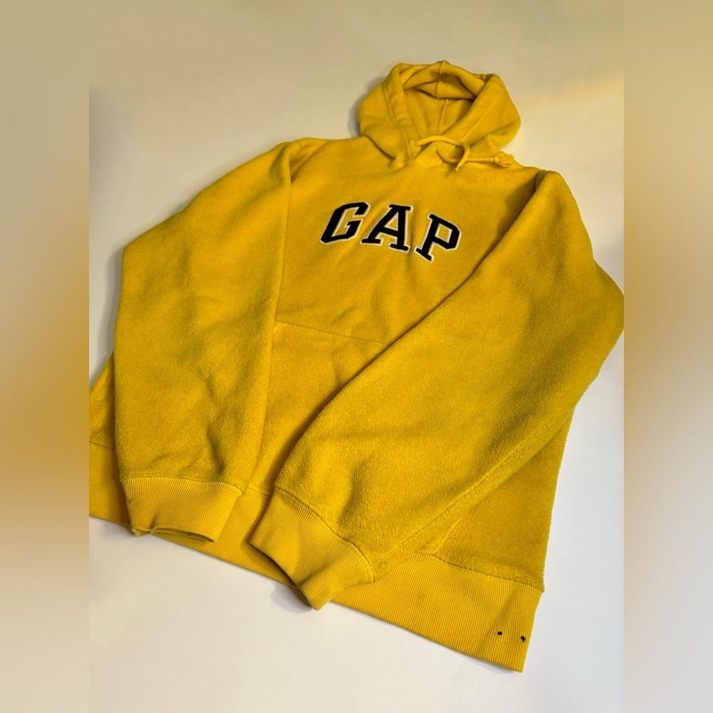 Yellow Fleece Gap Hoodie